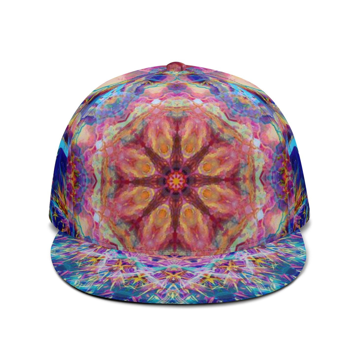 Painted Mandala Snapback Hat