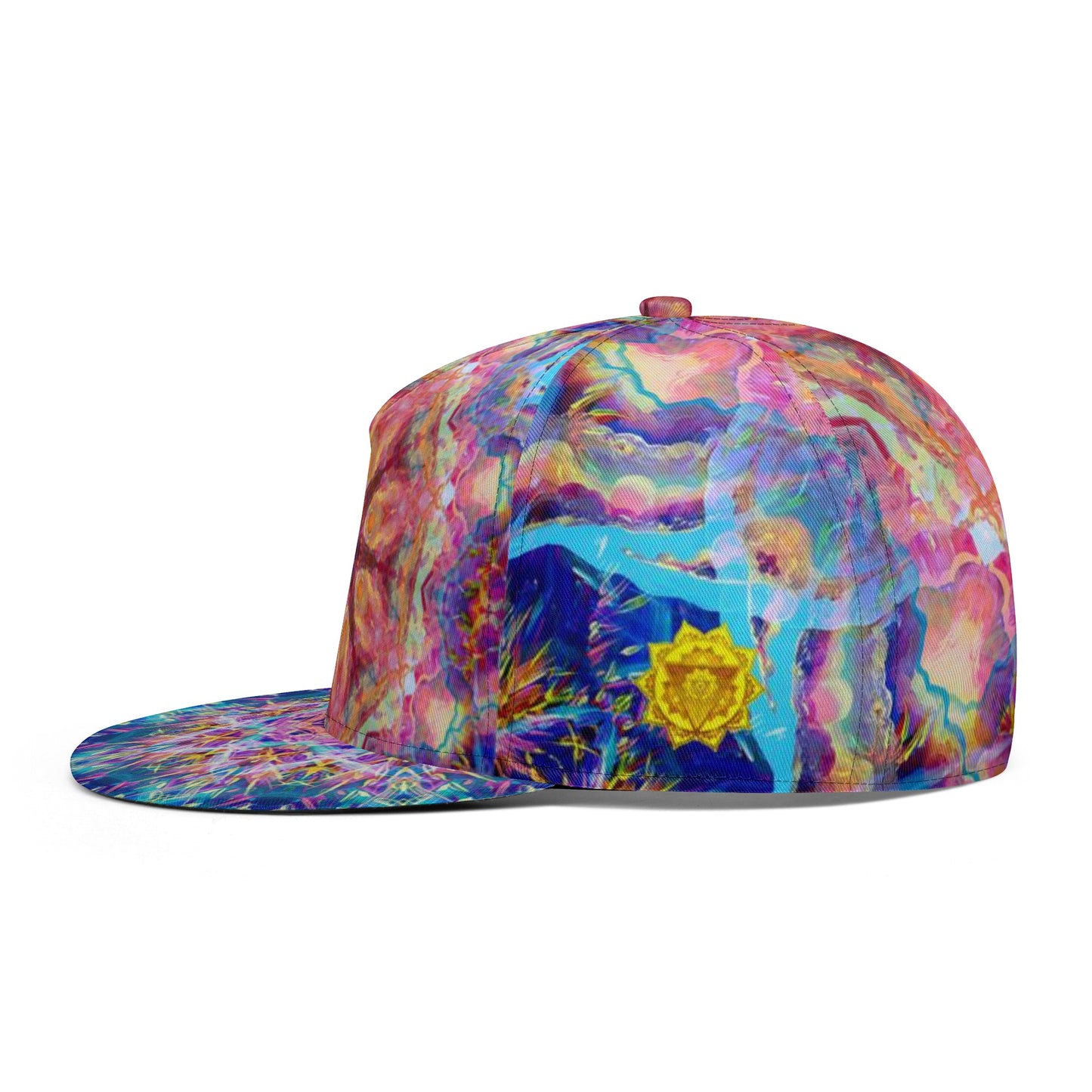 Painted Mandala Snapback Hat