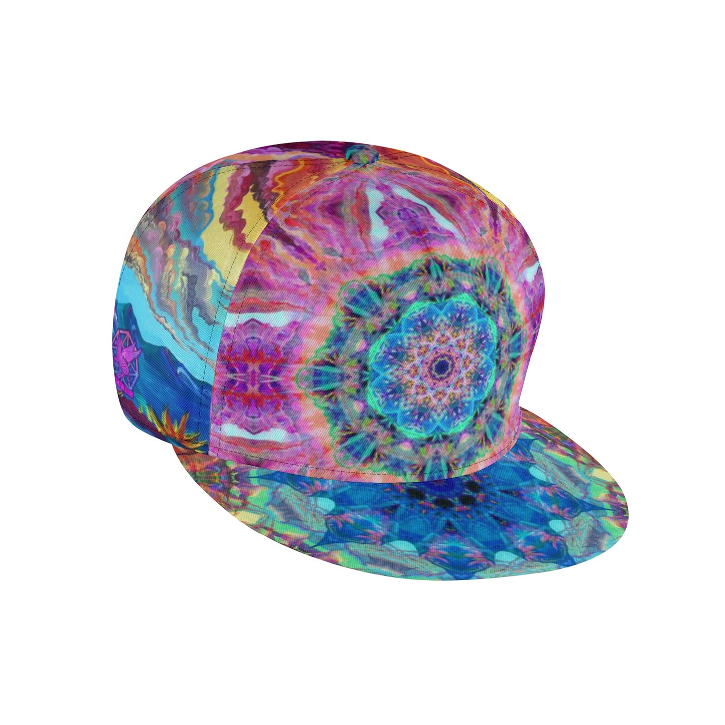 Painted Clouds Snapback Hat