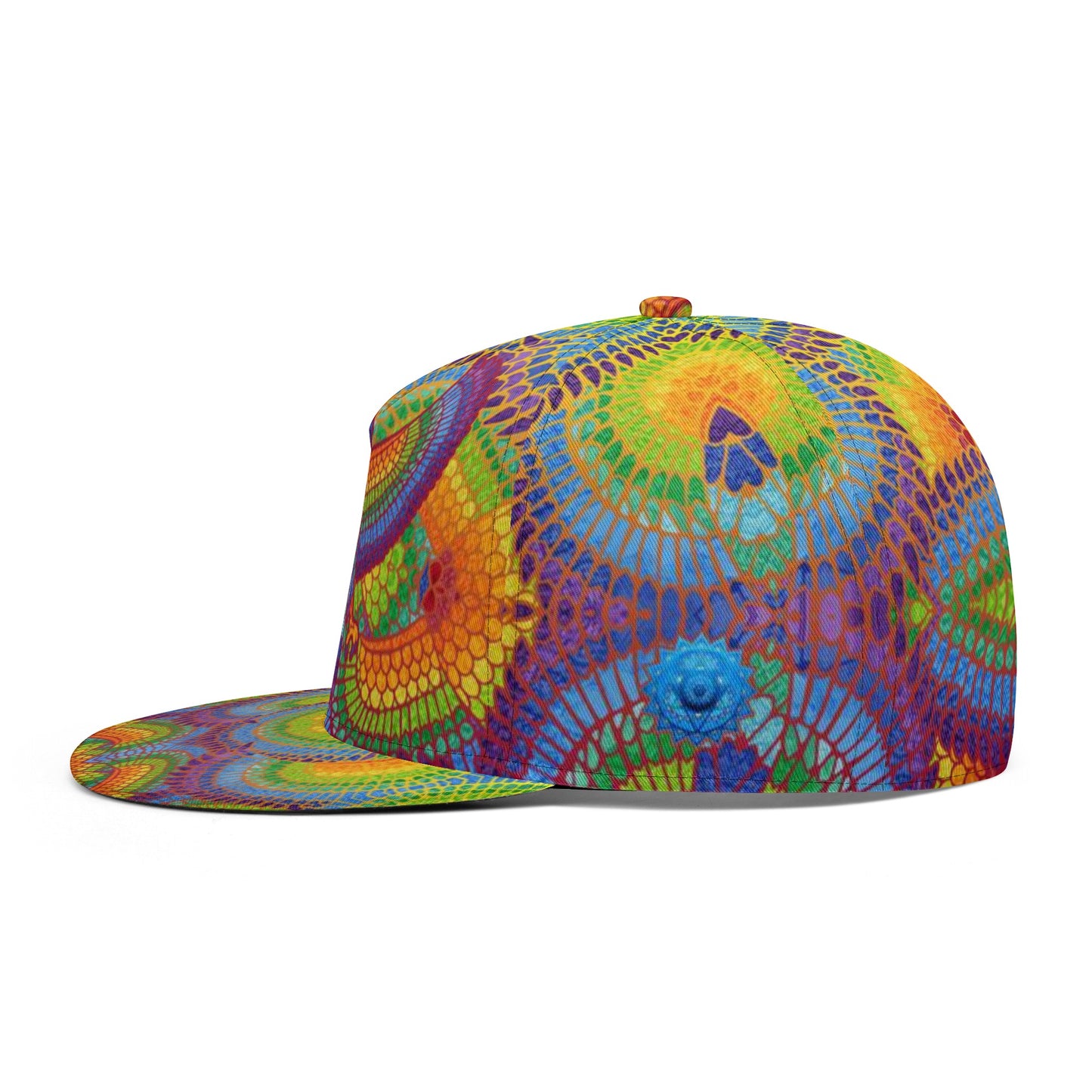 Rainbow Eagle of Horus Snapback Hat