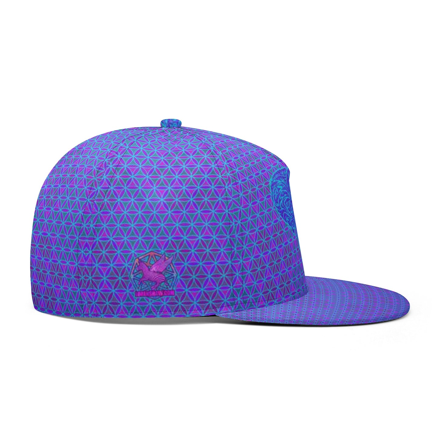 Elephant Flower of Life Snapback Hat