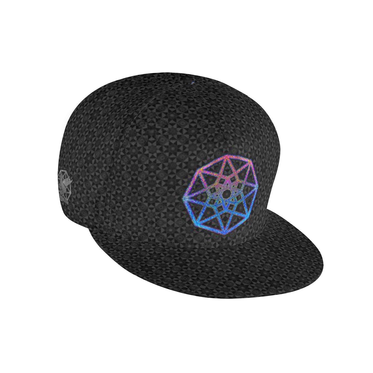 Black Tesseract Snapback Hat