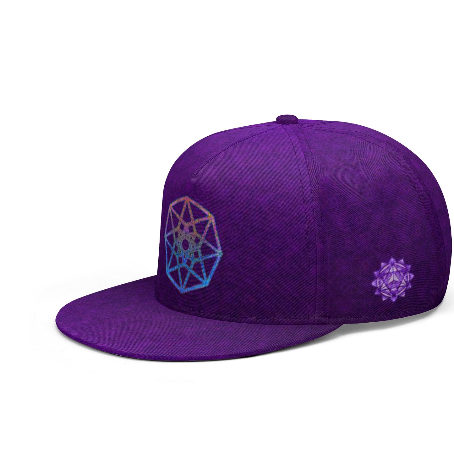 Purple Tesseract Snapback Hat