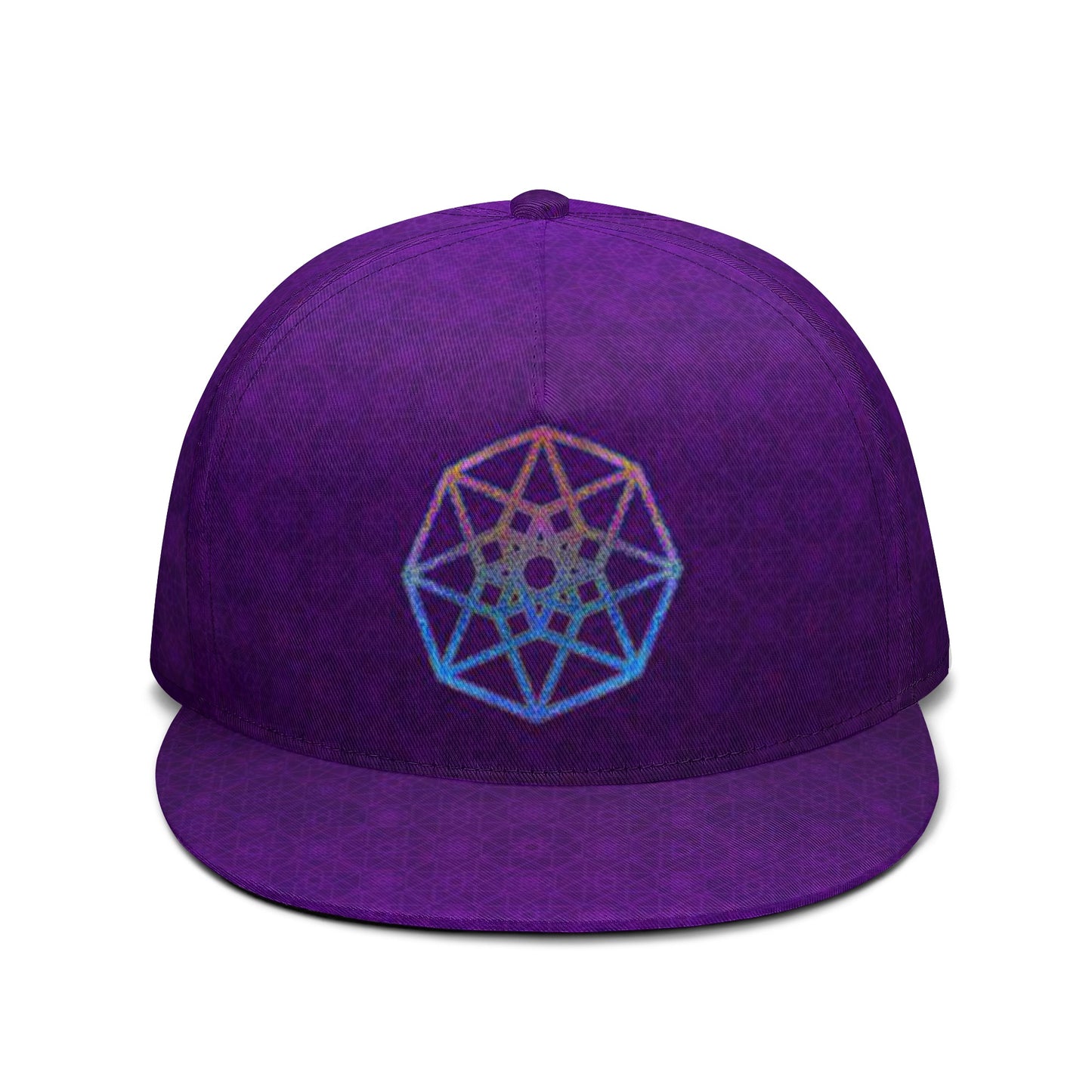 Purple Tesseract Snapback Hat