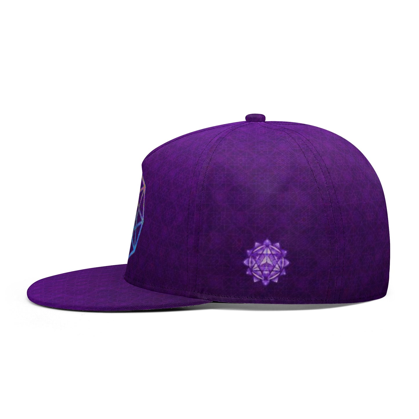Purple Tesseract Snapback Hat