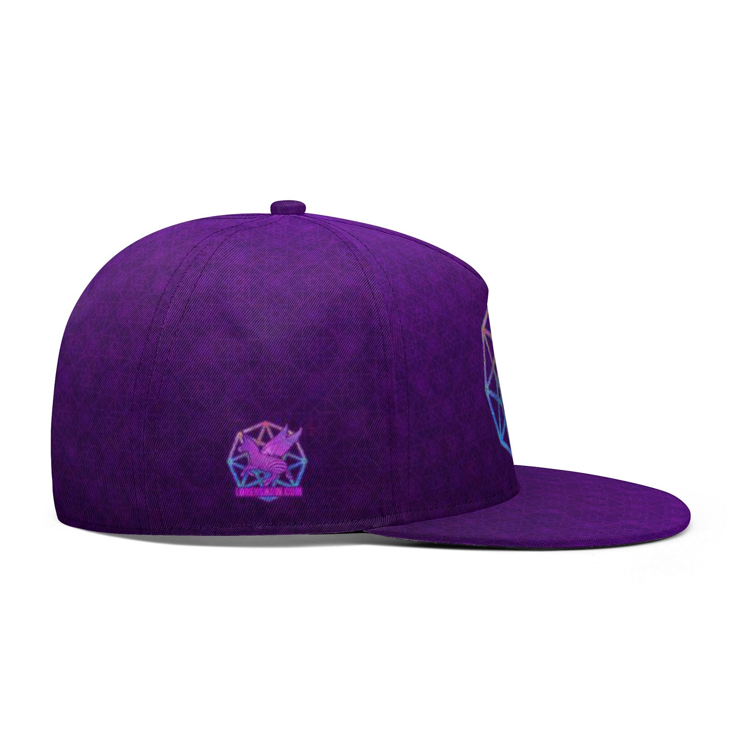 Purple Tesseract Snapback Hat