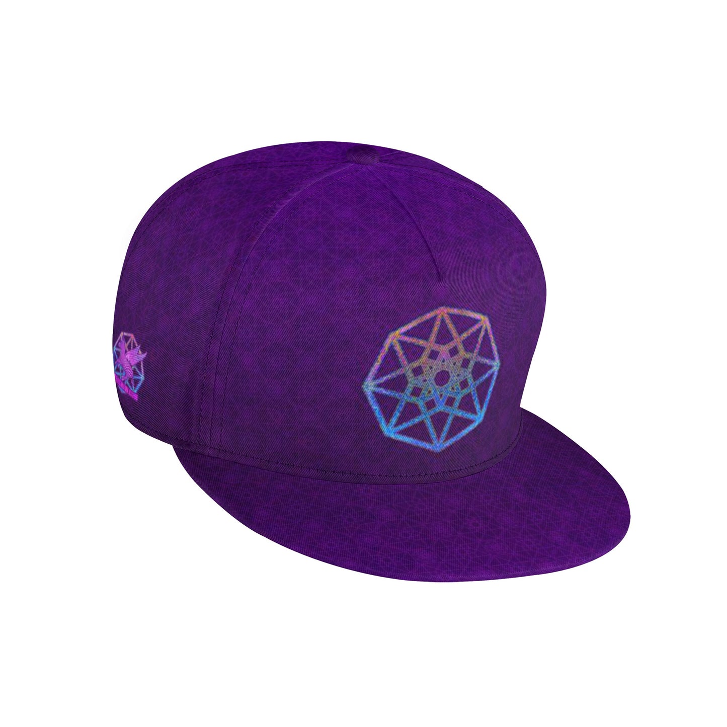 Purple Tesseract Snapback Hat