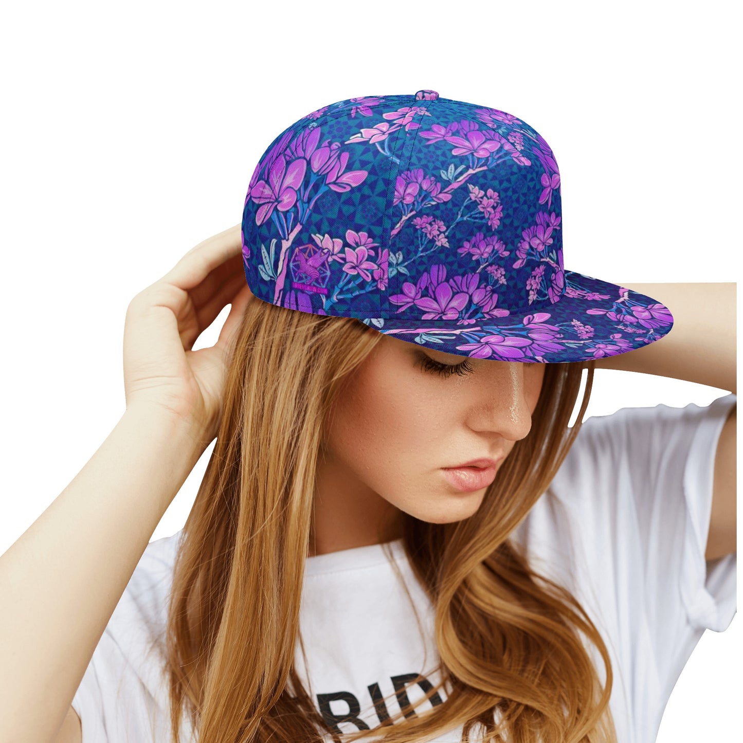 Plumeria Tesseract Snapback Hat
