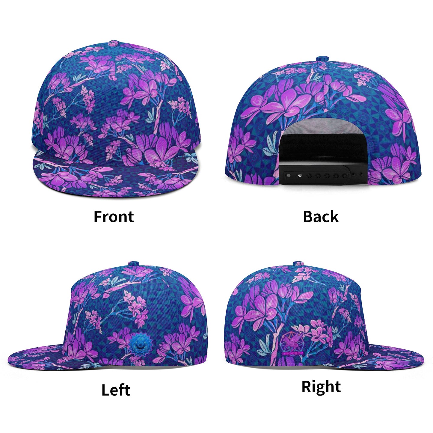Plumeria Tesseract Snapback Hat