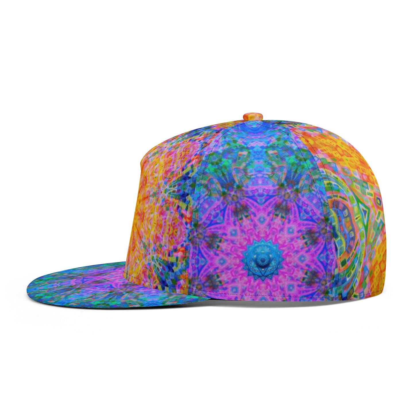Travelling Waves Psychedelic Snapback Hat
