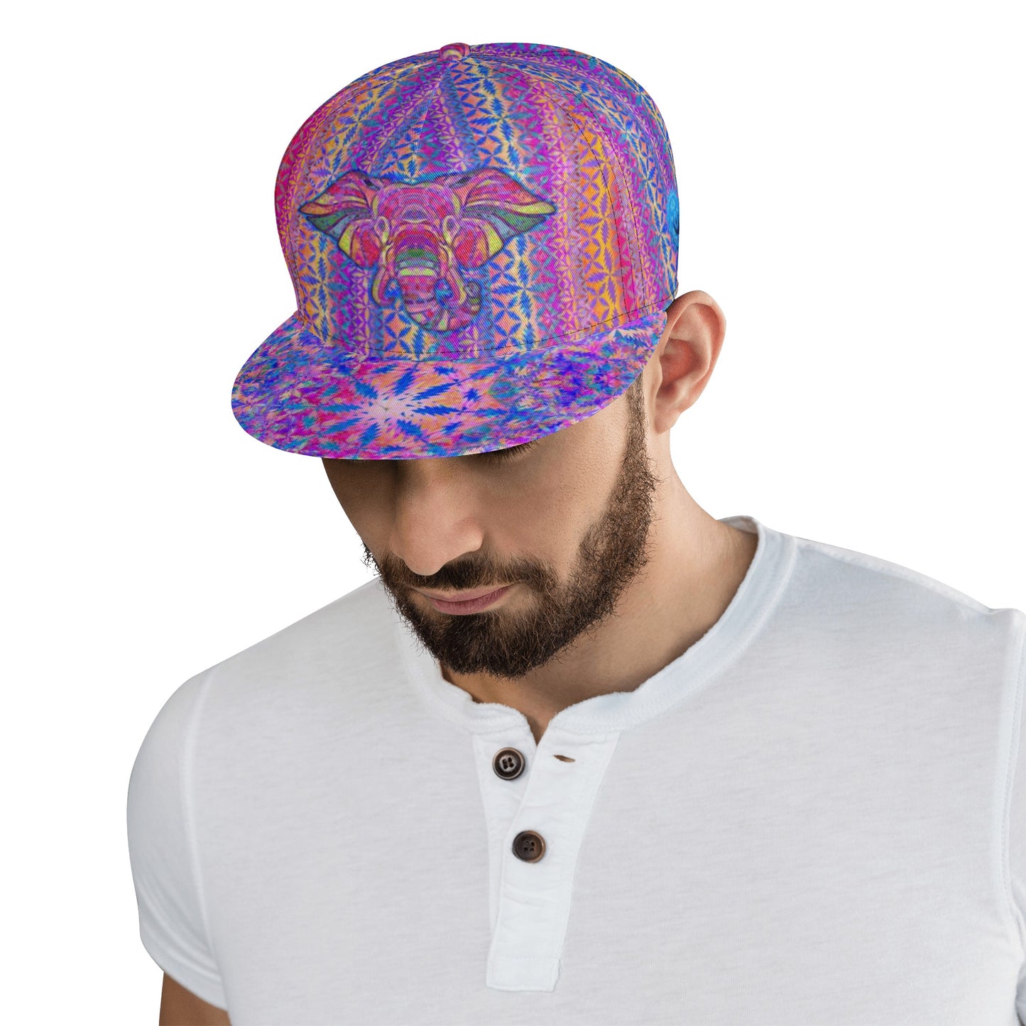 13 Pink Elephants Snapback Hat