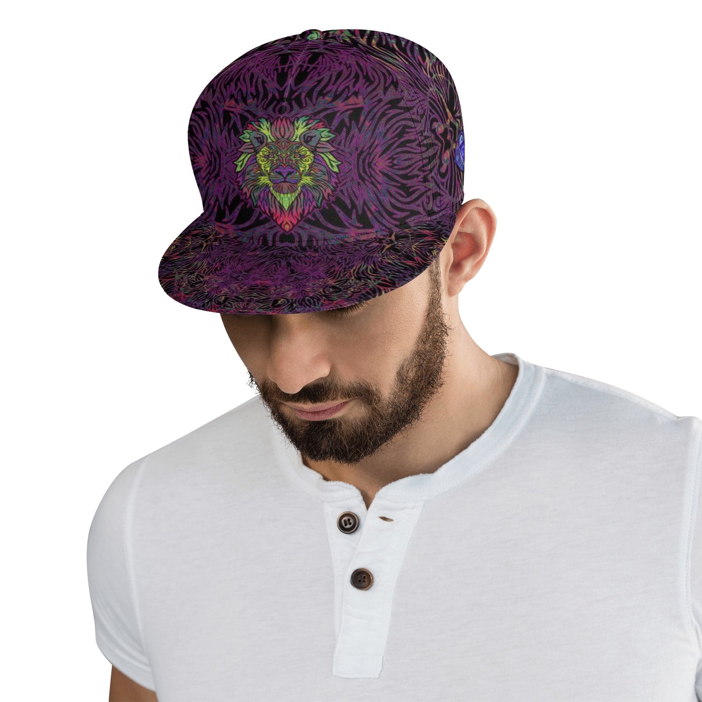 Tribal Lion Snapback Hat