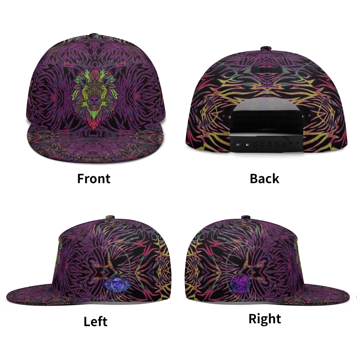 Tribal Lion Snapback Hat