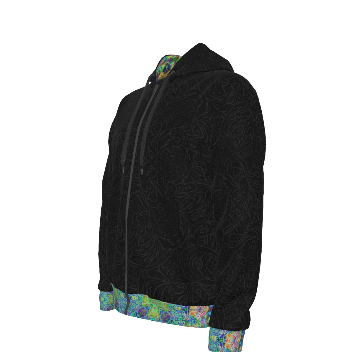 Elephant Mandala Premium Zip Hoodie