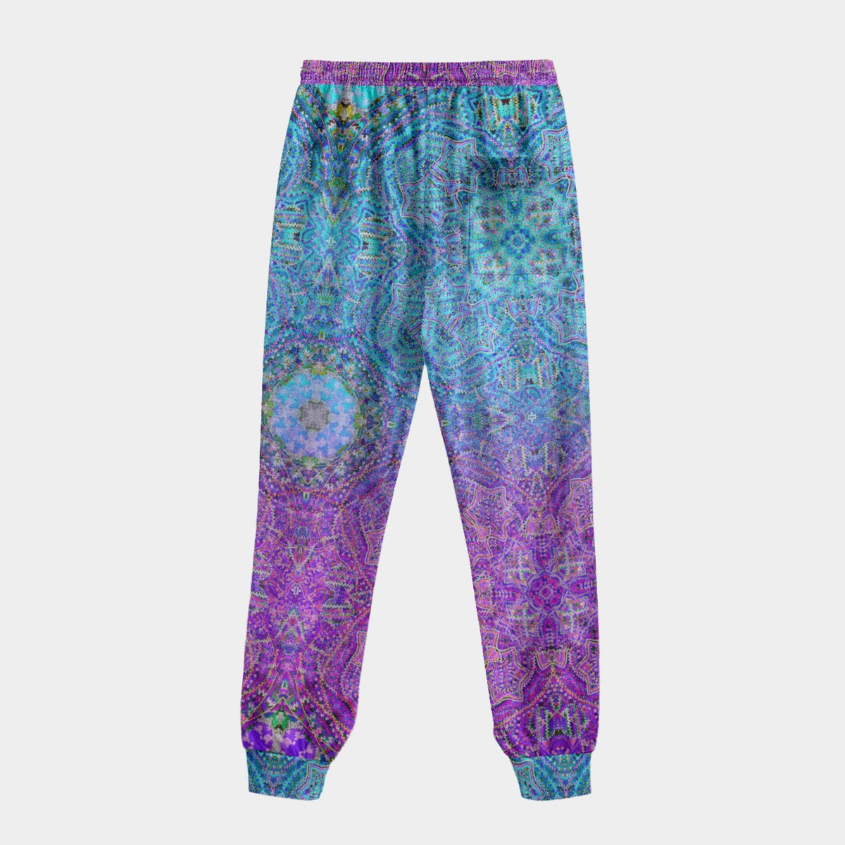 Lotus Flower of Life Crushed Velvet Jogger Pants