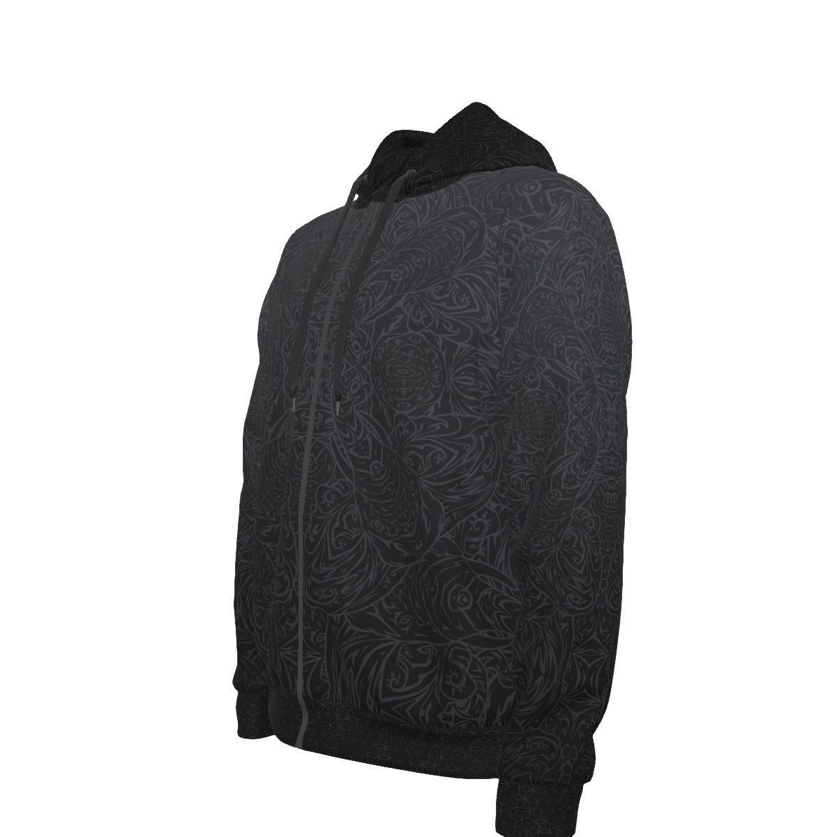Tribal Elephant Premium Zip Hoodie