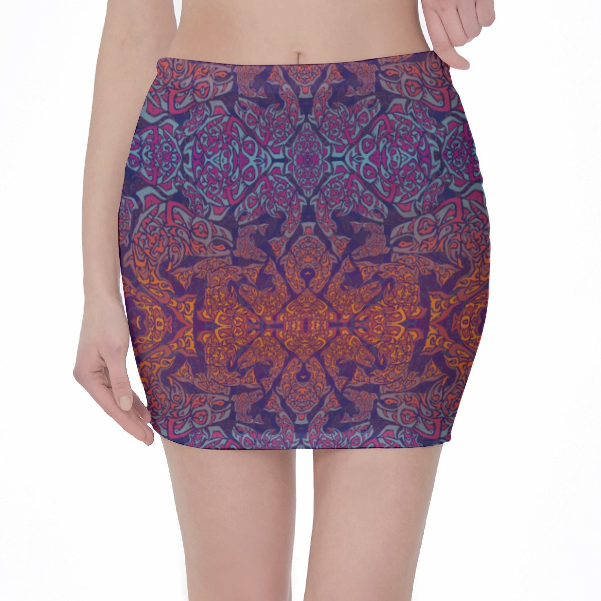 Salmon Medicine Hip Skirt
