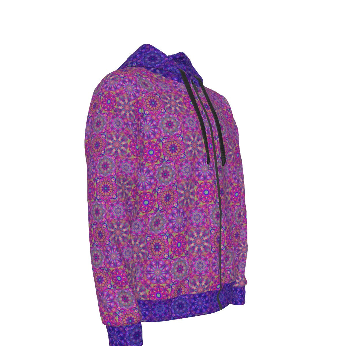 Pink Star Dust Premium Zip Hoodie