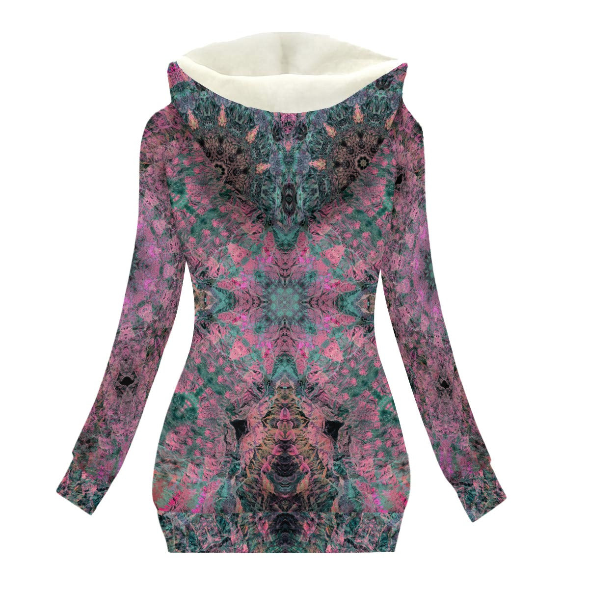 Pink Expanse Women's Hooded Jacket with Fleece Lining