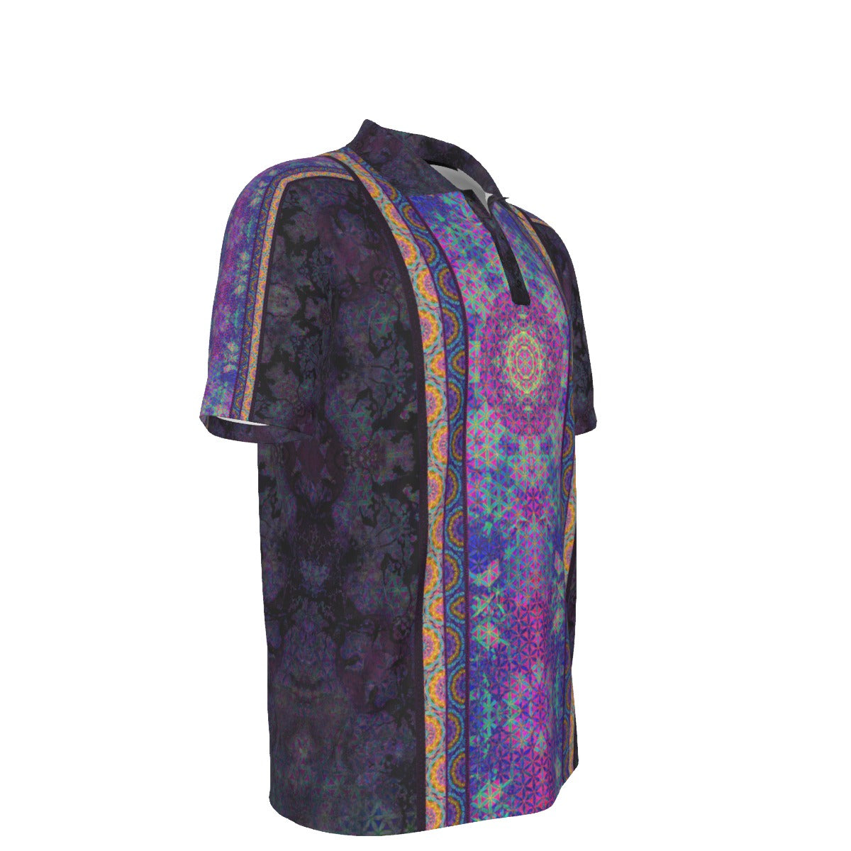 Flower of Life Stretch Polo Golf Shirt