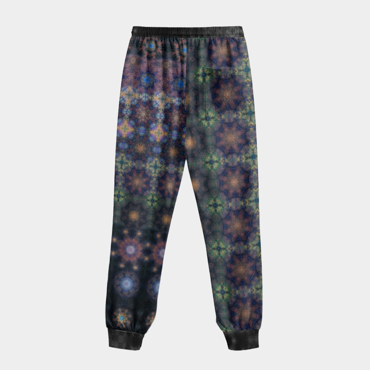 Cosmic Coral Crushed Velvet Jogger Pants