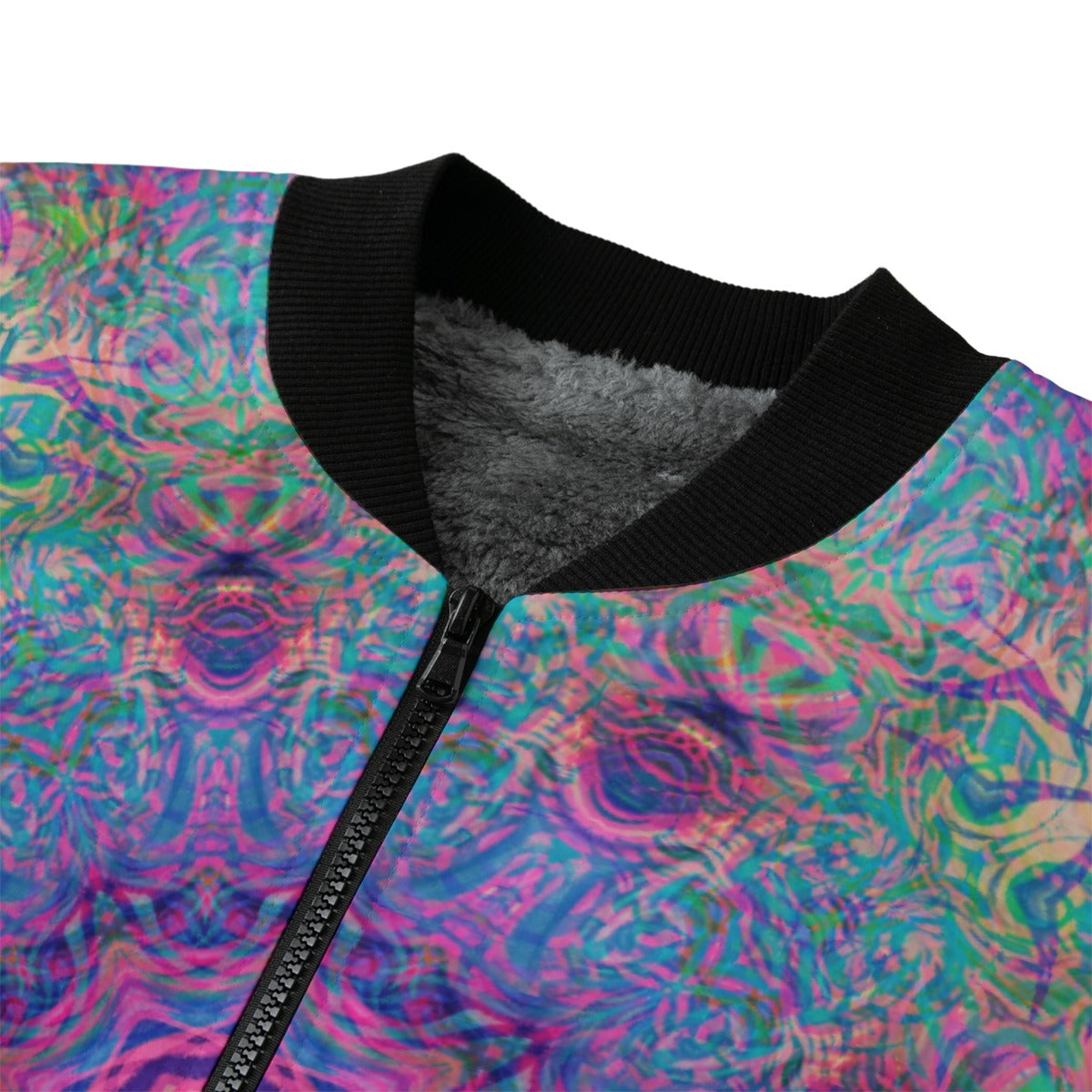 Electric Vision Bomber Jacket w/ Sherpa Lining