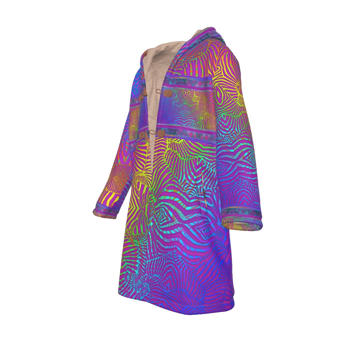 Zebra Rainbow Festival Cloak