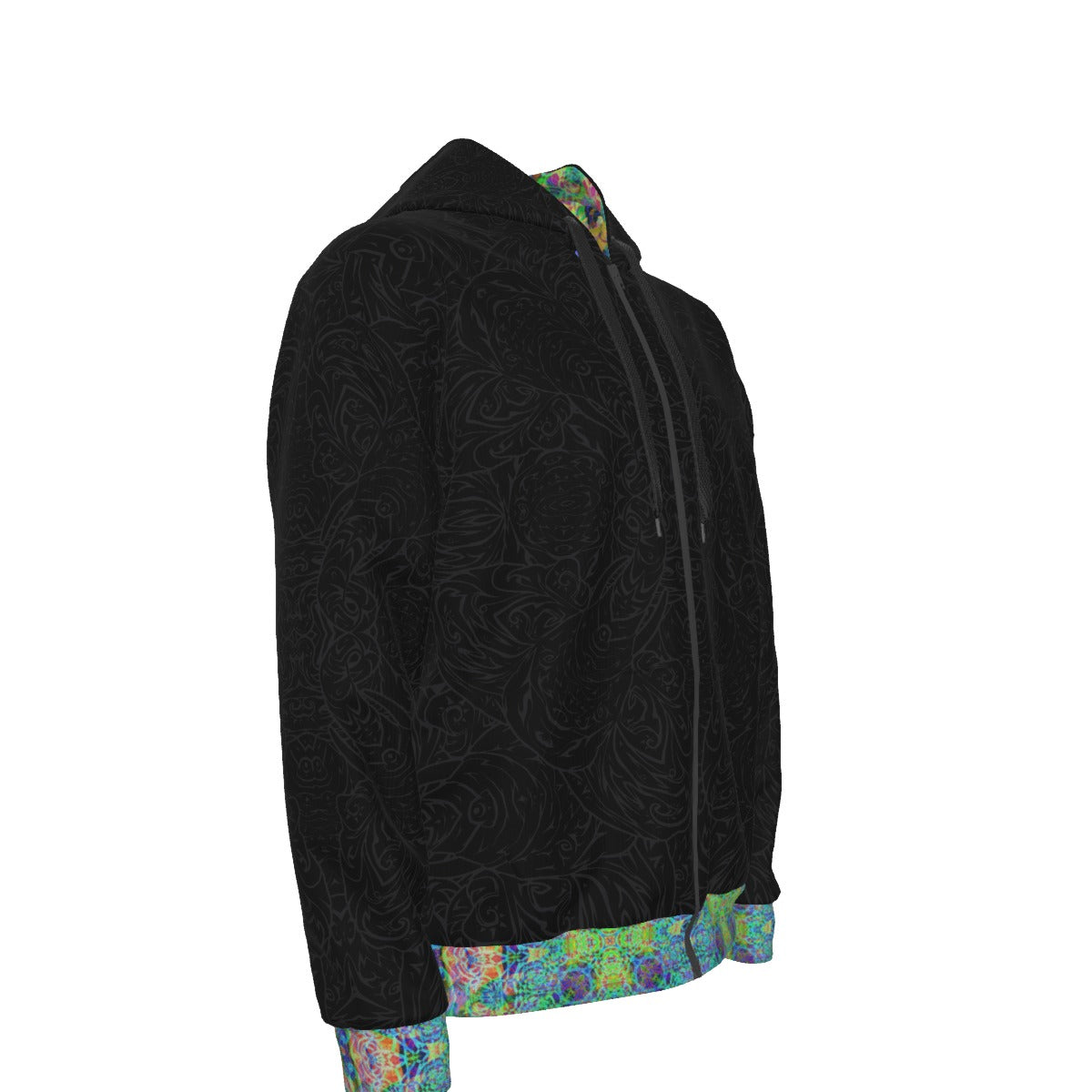 Elephant Mandala Premium Zip Hoodie