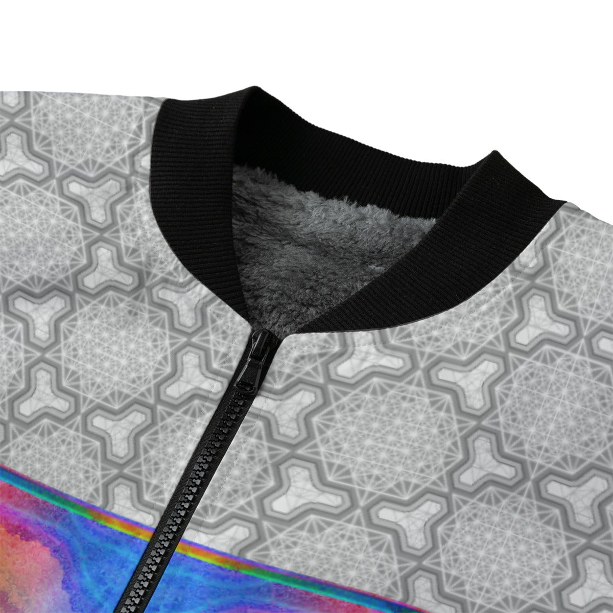 Star Tetrahedron Day Trip Bomber Jacket w/ Sherpa Lining