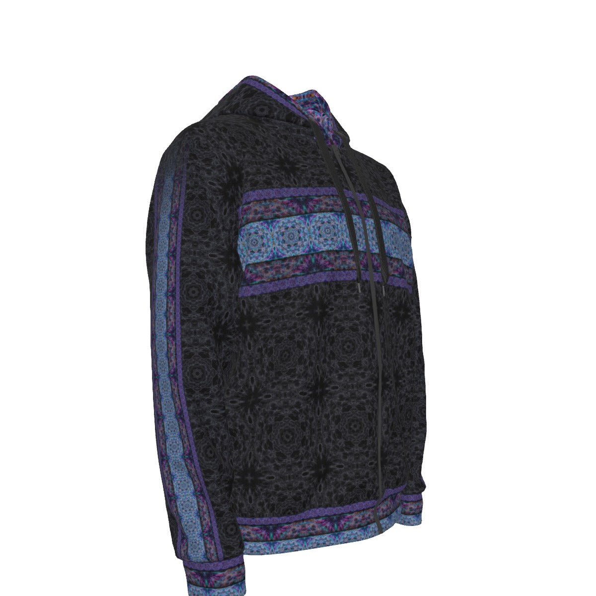 Veil Nebula Mandala Premium Zip Hoodie