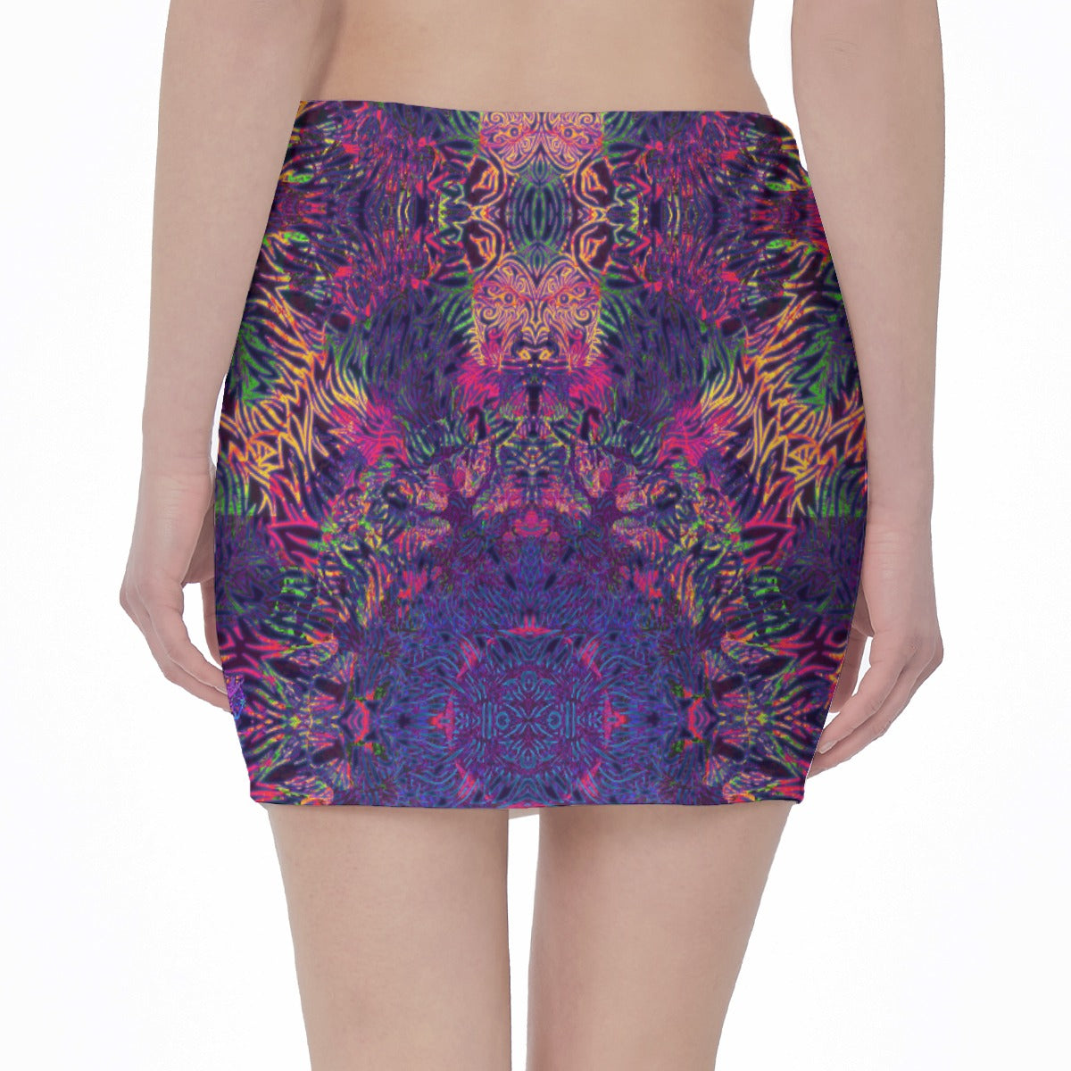 Lion Mandala Hip Skirt