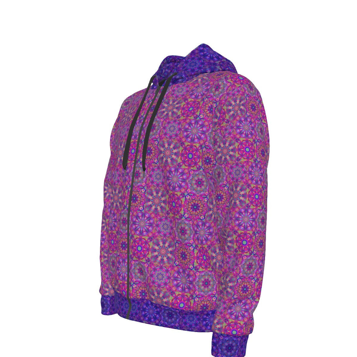 Pink Star Dust Premium Zip Hoodie