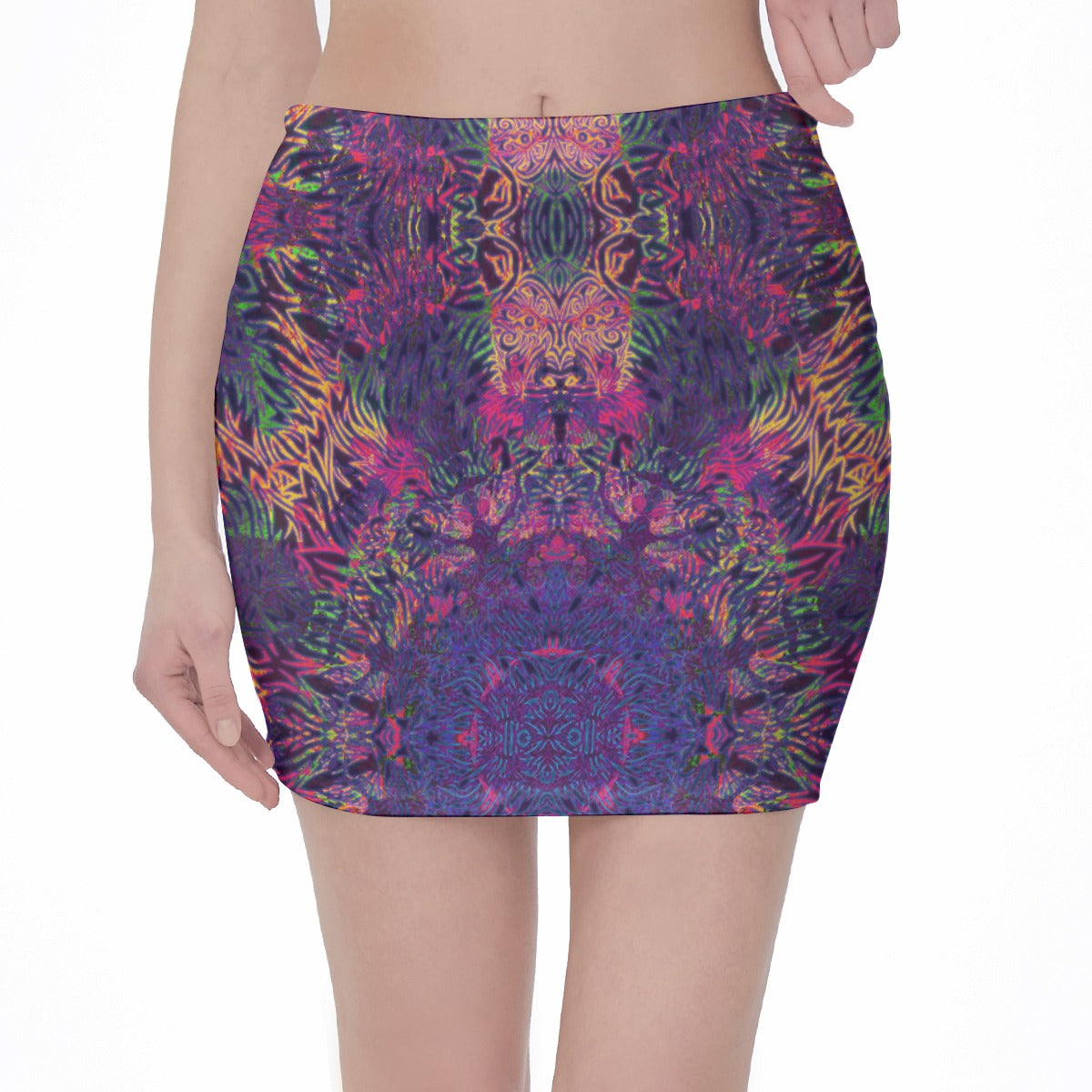 Lion Mandala Hip Skirt