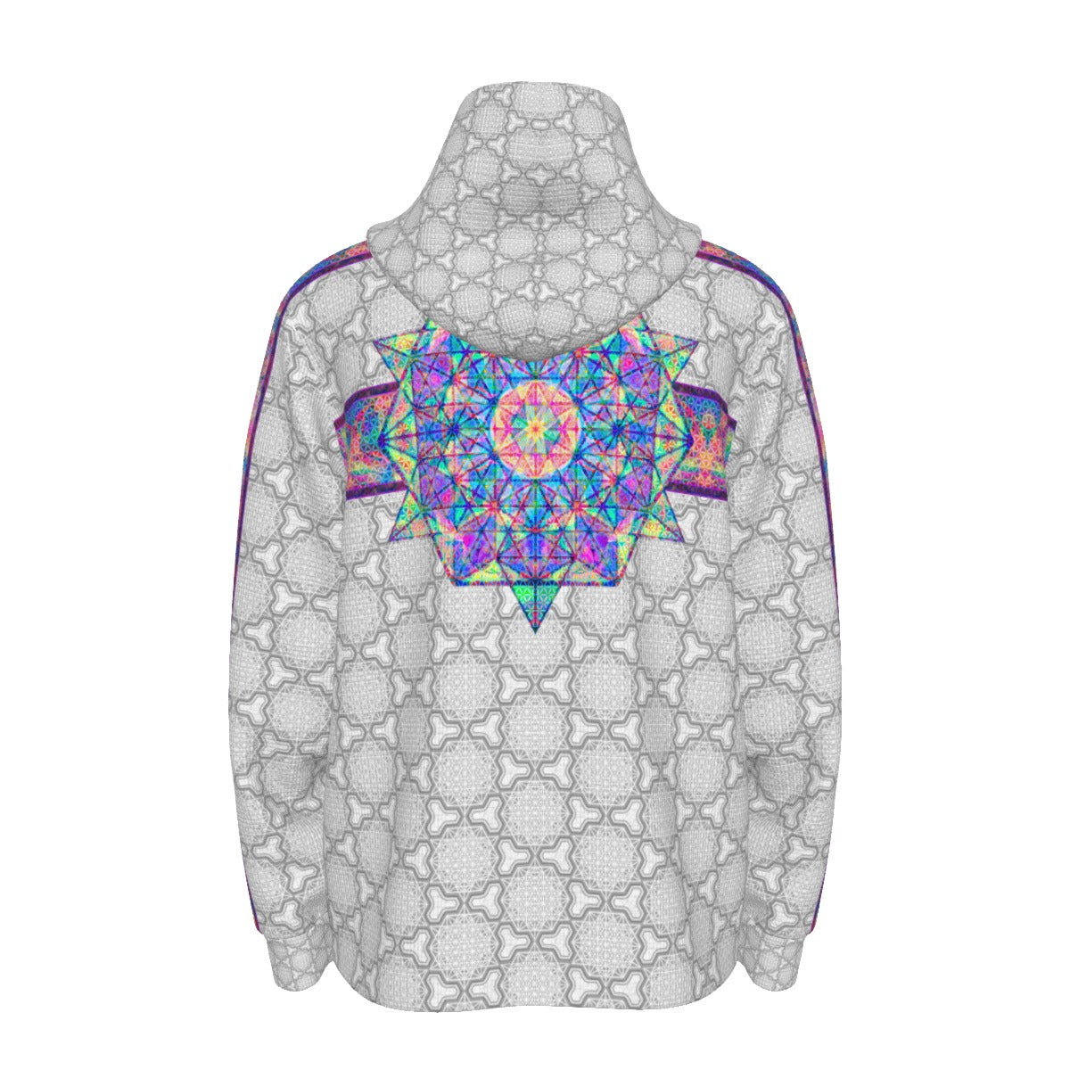 64 Point Star Tetrahedron Day Trip Plush Hoodie Tracksuit Top