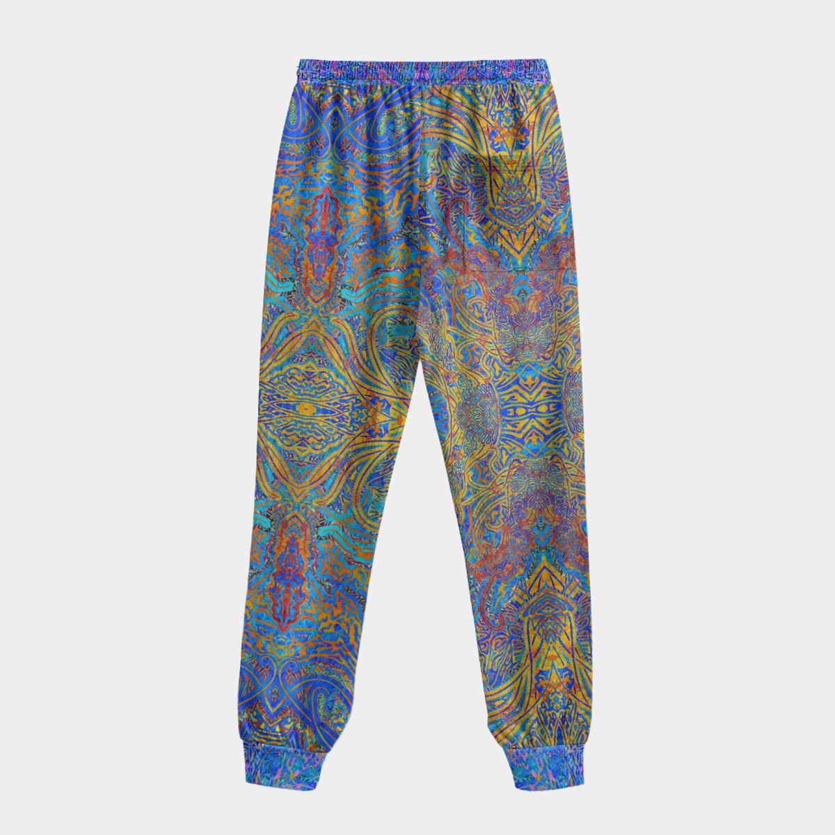 Psychedelic Jellyfish Crushed Velvet Jogger Pants