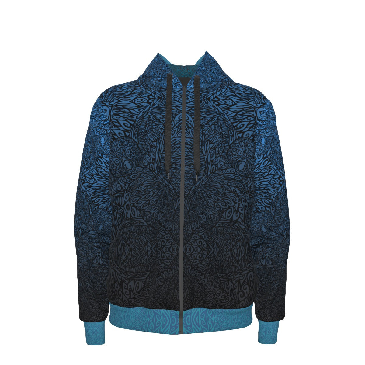 Tribal Owl Premium Zip Hoodie