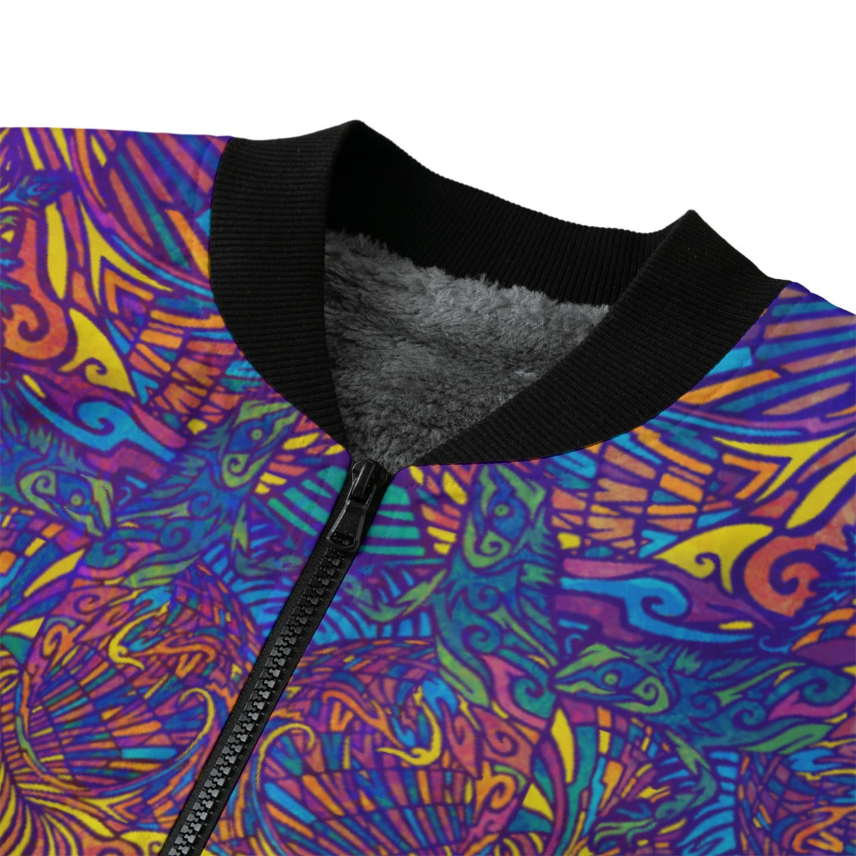 Torus Energy Field Bomber Jacket w/ Sherpa Lining