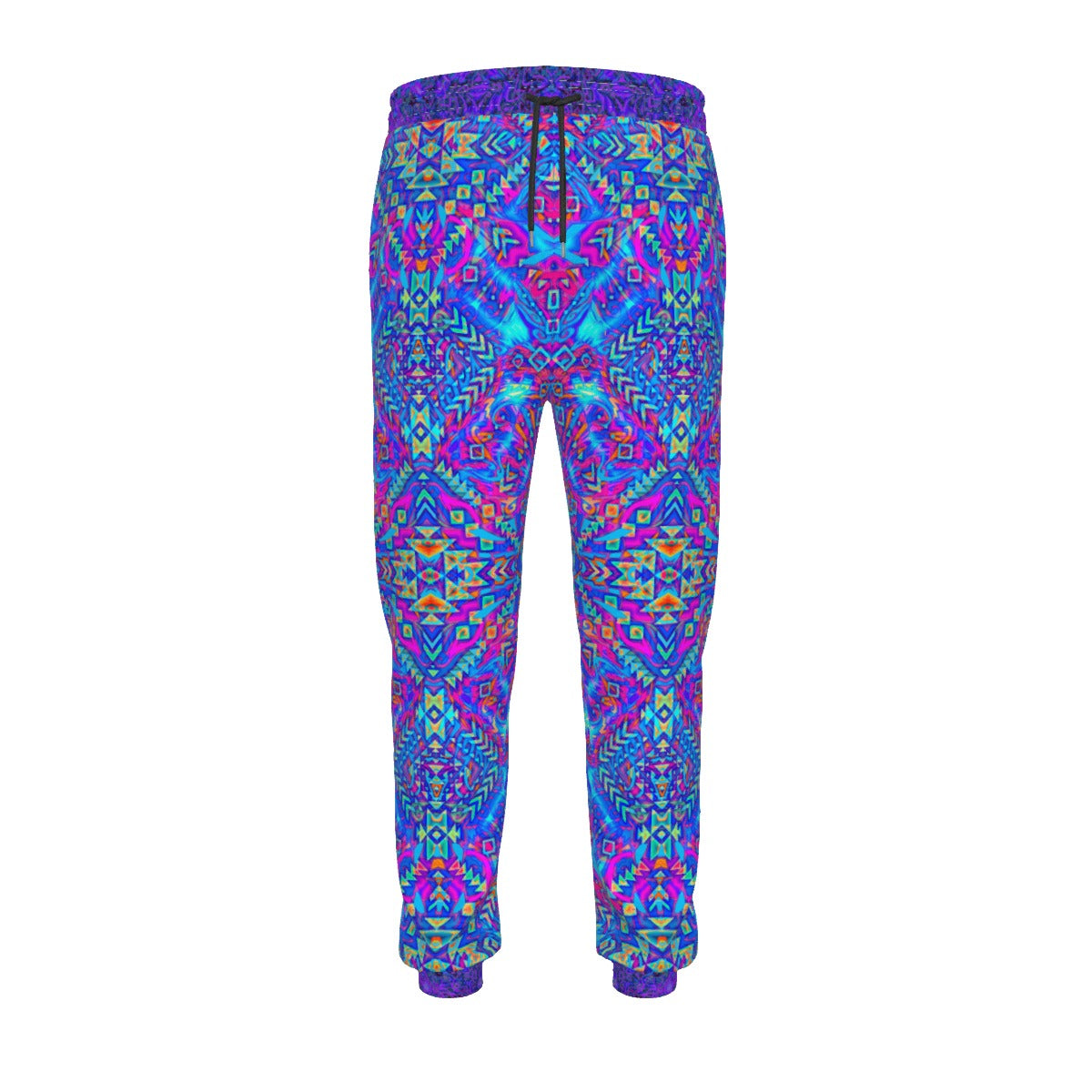 Psychedelic Azul Aztec Joggers