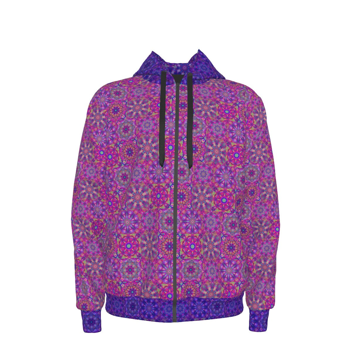 Pink Star Dust Premium Zip Hoodie
