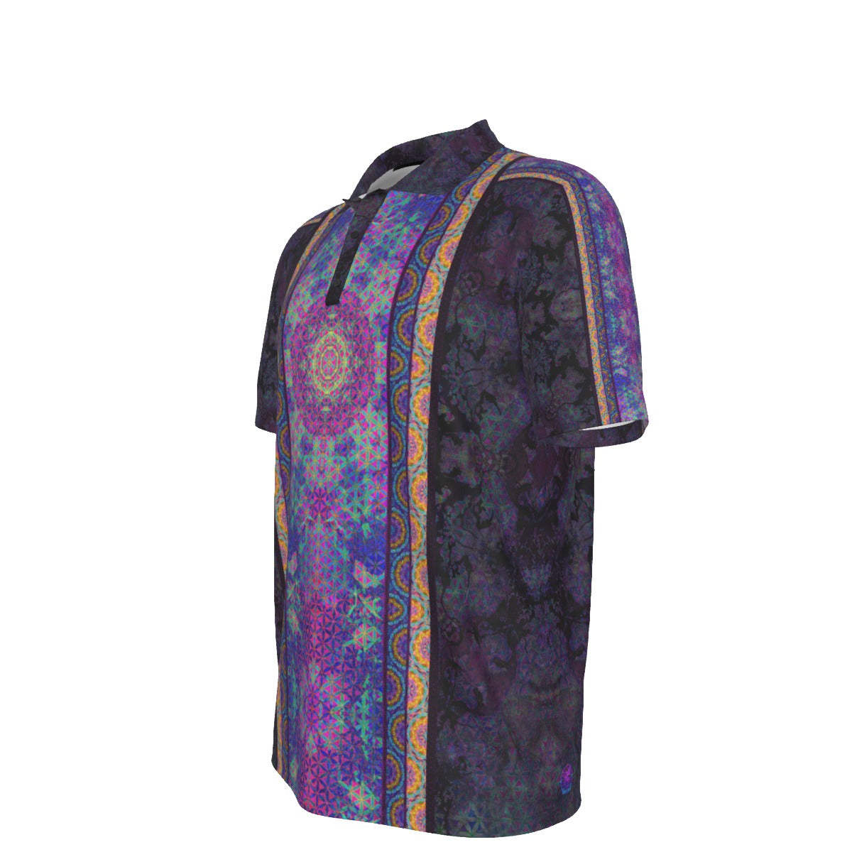 Flower of Life Stretch Polo Golf Shirt