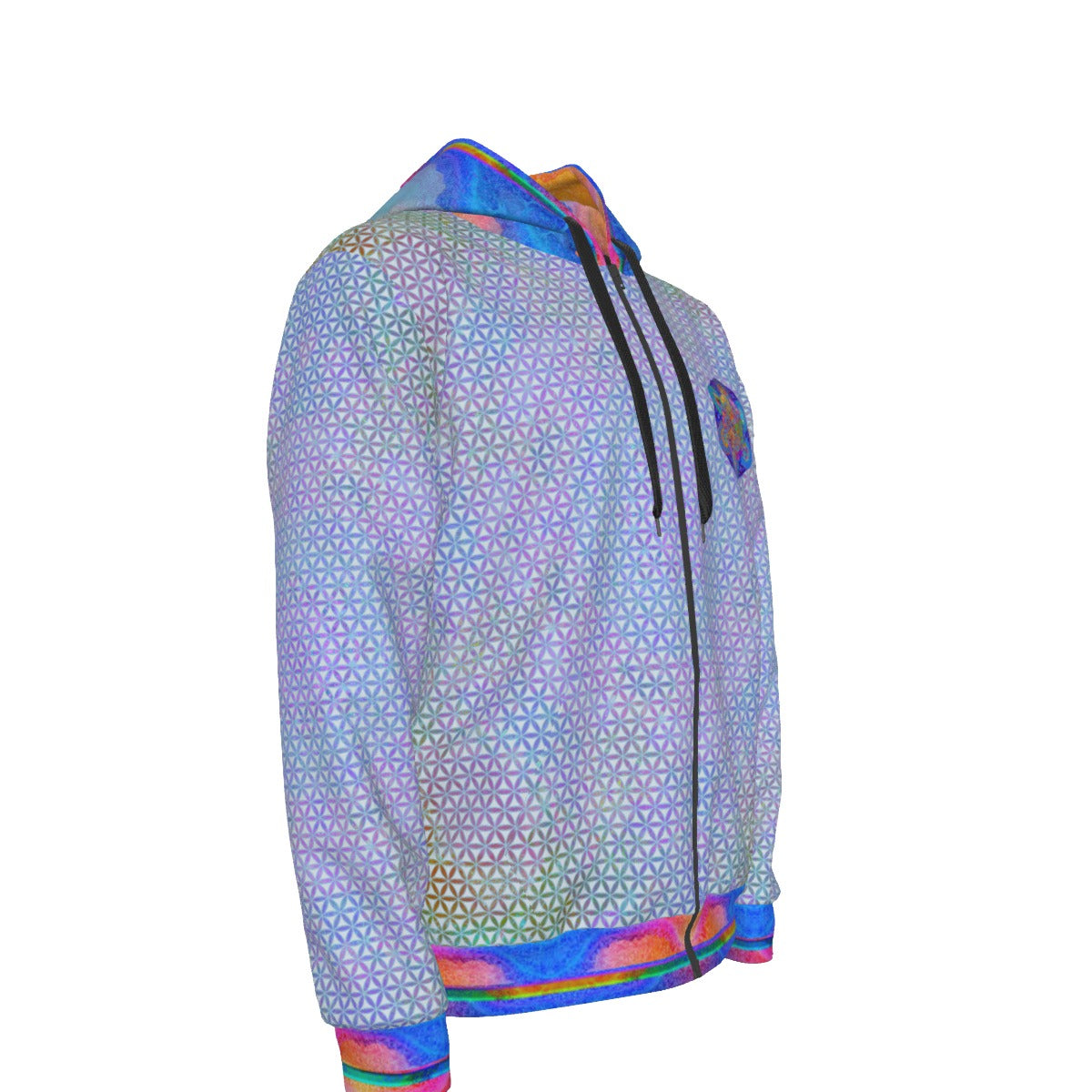 Metatron's Cube Premium Zip Hoodie