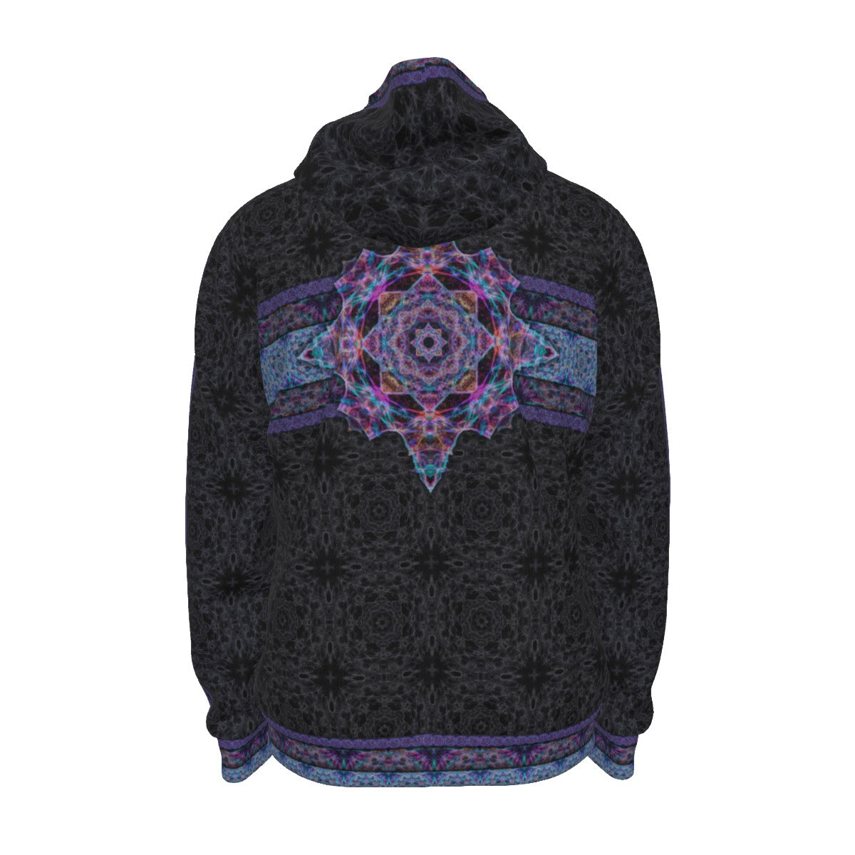 Veil Nebula Mandala Premium Zip Hoodie