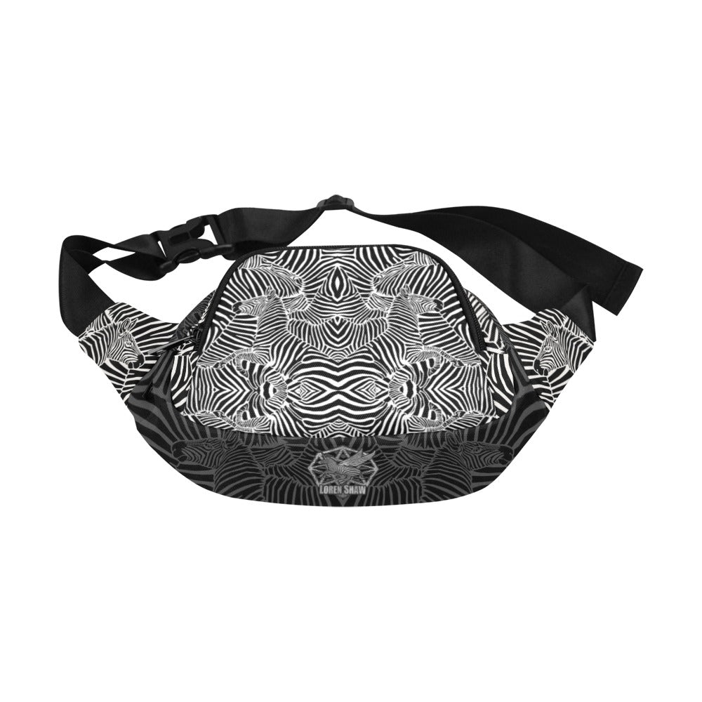 Zebra Reflections Fanny Pack