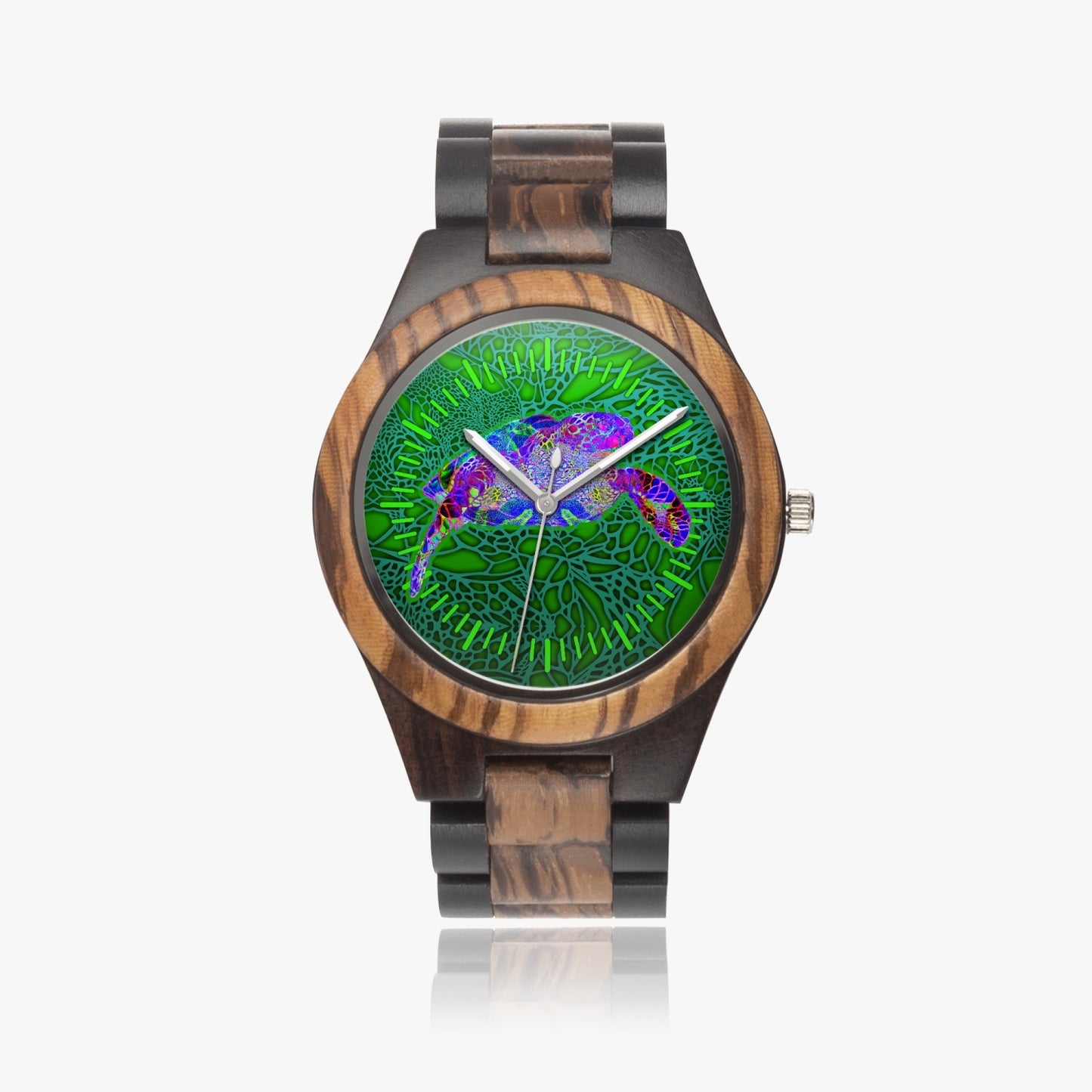 Seat Turtle Wood Watch