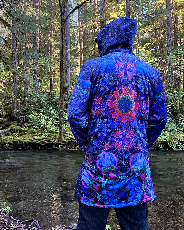 Cosmic Flower Jungle Festival Cloak