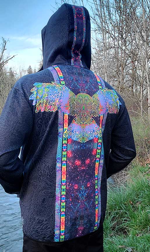 Owl Medicine Premium Sports Zip Hoodie