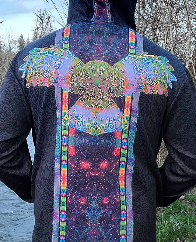 Owl Medicine Premium Sports Zip Hoodie