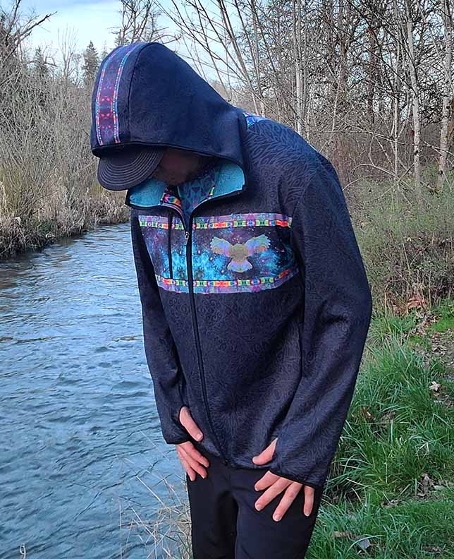 Owl Medicine Premium Sports Zip Hoodie