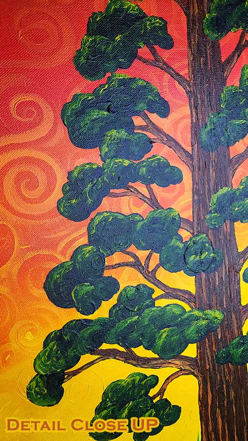 Starry Sequoia Day Trip Original Painting