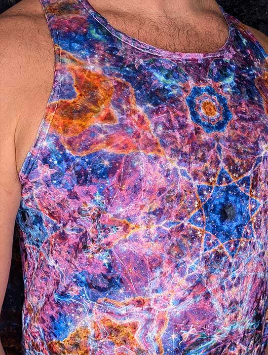 Veil Nebula Mandala Crushed Velvet Tank Top